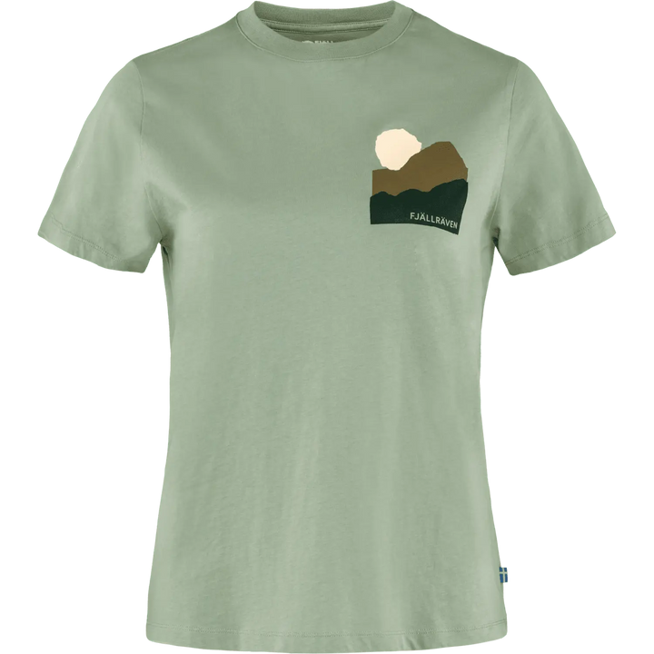 W's Nature T-shirt - Organic cotton Shirt Fjällräven Sage Green S