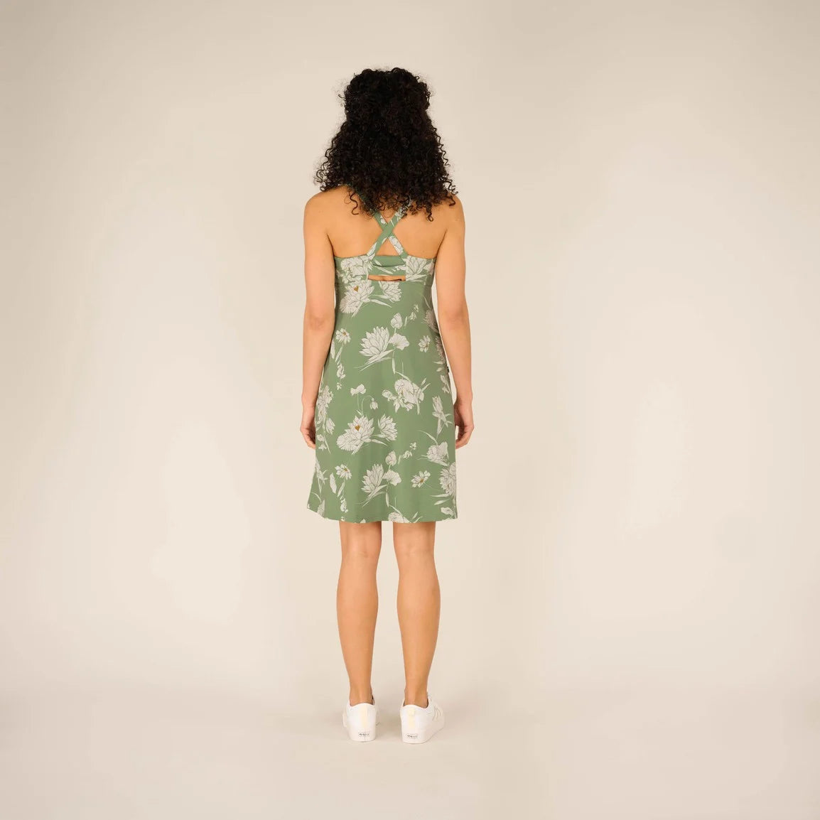 Sherpa W's Neha Dress - Modal & Organic cotton Thyme Lotus Dress