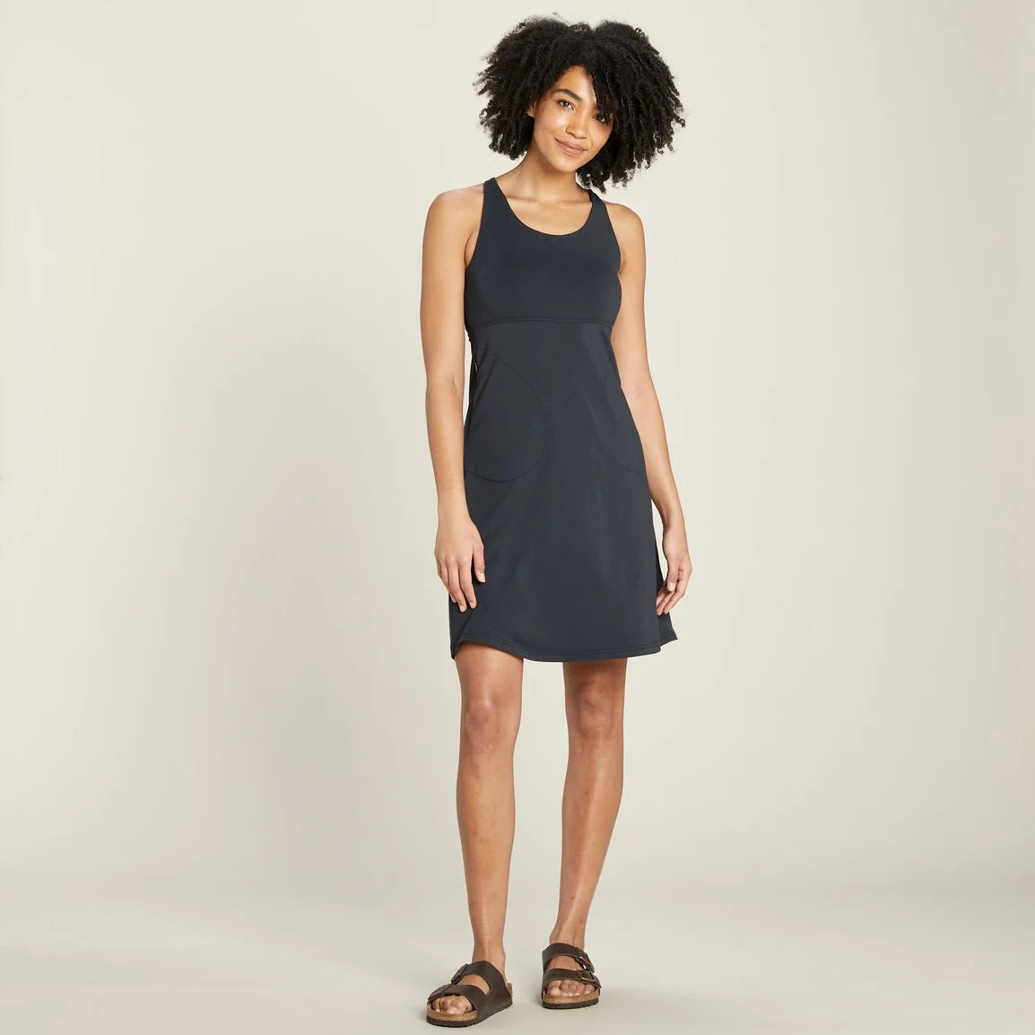 Sherpa W's Neha Dress - Modal & Organic cotton Black Dress