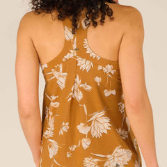 Sherpa W's Neha Tank Top - Modal & Organic cotton Caramel Lotus Shirt