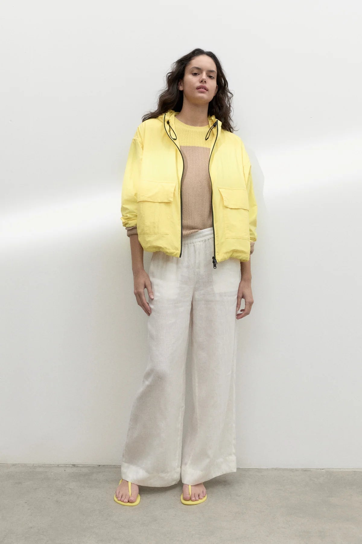 Ecoalf W's Nevisalf Oversize Jacket - 100% Recycled nylon Lemonade Jacket