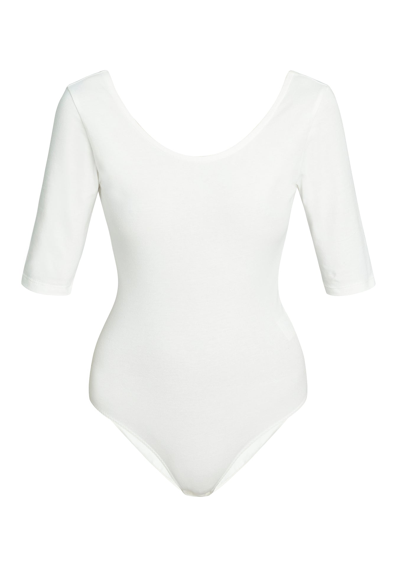 People Tree W's Nicole Bodysuit - Organic cotton Eco White Underwear