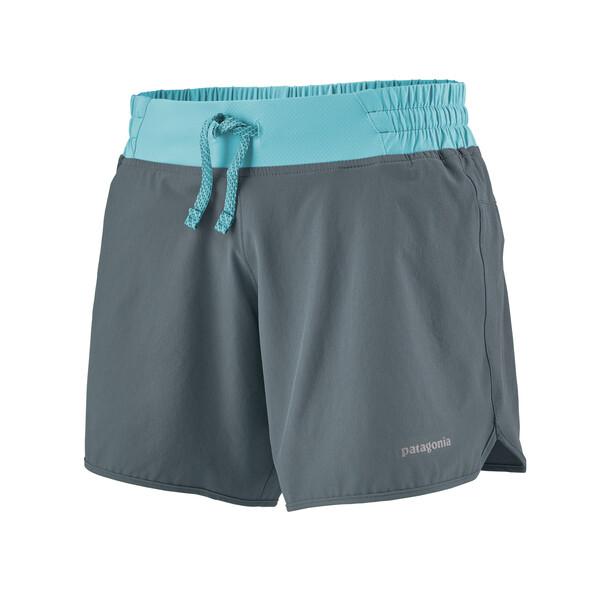 Patagonia W's Nine Trails Shorts - 6 in. - Recycled Polyester Plume Grey Pants