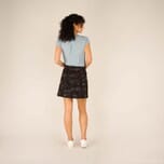 Sherpa W's Nisha Skort - Recycled polyester Black Floral Skirt
