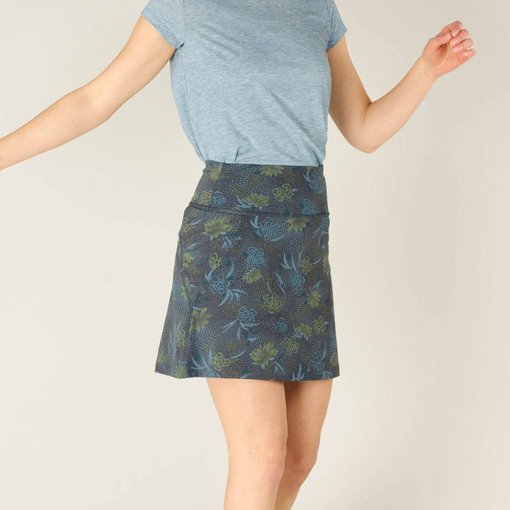 W's Nisha Skort - Recycled polyester Skirt Sherpa Haze Floral S