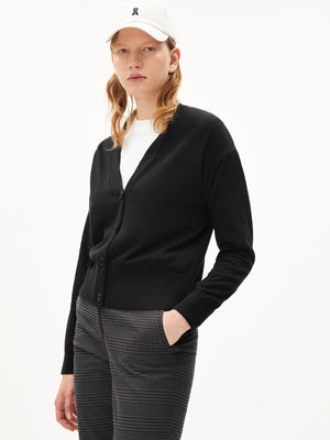 Armedangels W's Odinaa cardigan - TENCEL™ & Organic Cotton Black