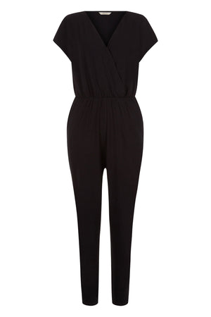 People Tree W's Oliana Jumpsuit - Organic Cotton Black