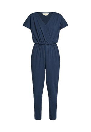 People Tree W's Oliana Jumpsuit - Organic Cotton Navy