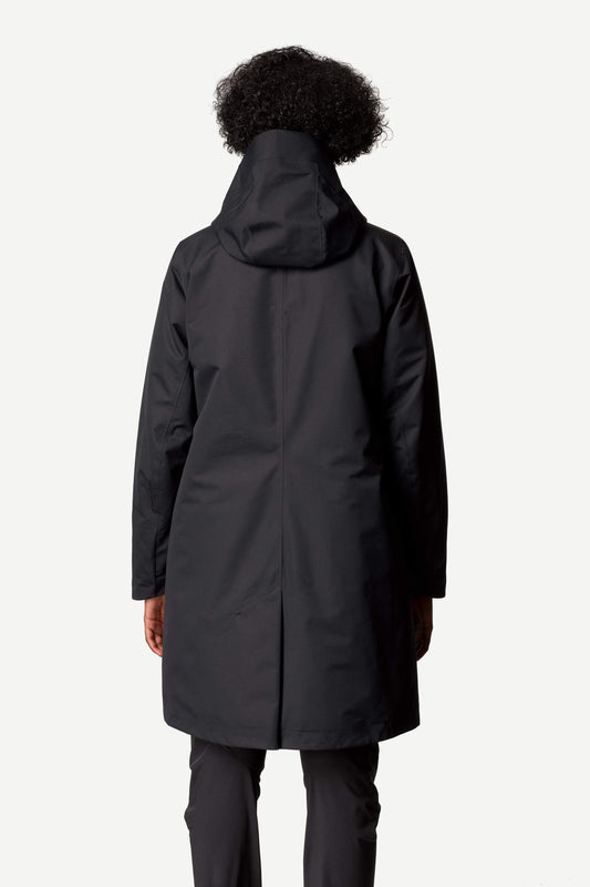 Houdini W's One Parka Shell Jacket - Recycled Polyester True Black Jacket