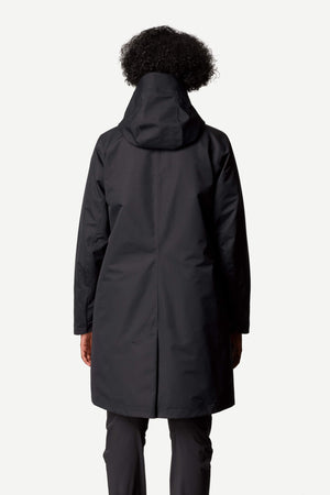 Houdini W's One Parka Shell Jacket - Recycled Polyester True Black