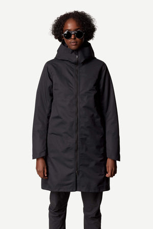 Houdini W's One Parka Shell Jacket - Recycled Polyester True Black