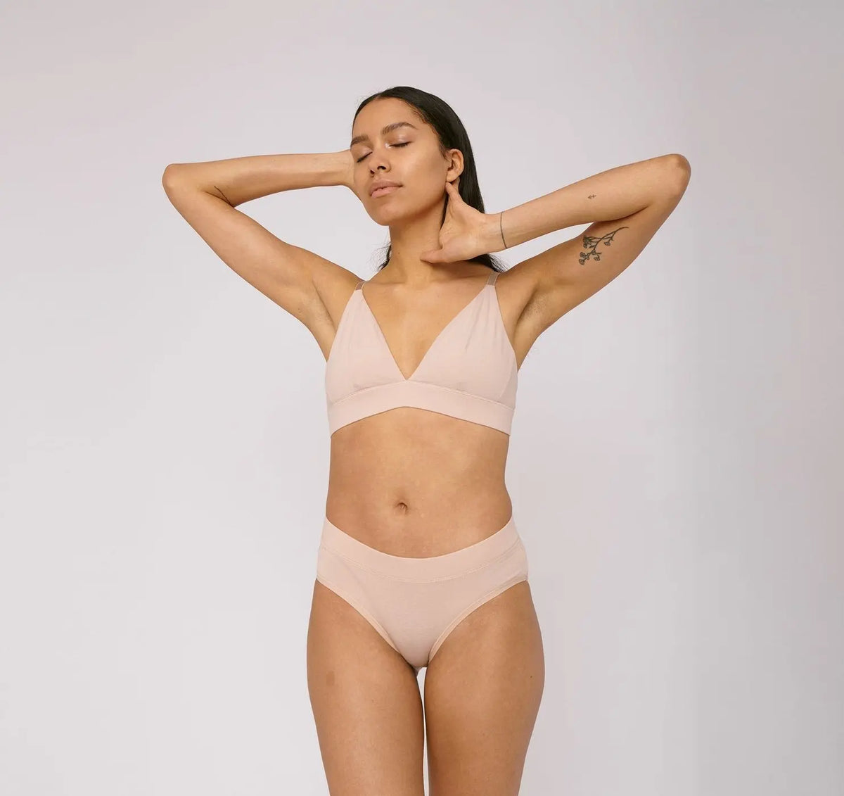 Organic Basics W's Organic Cotton Briefs 2-pack Rose Nude Underwear