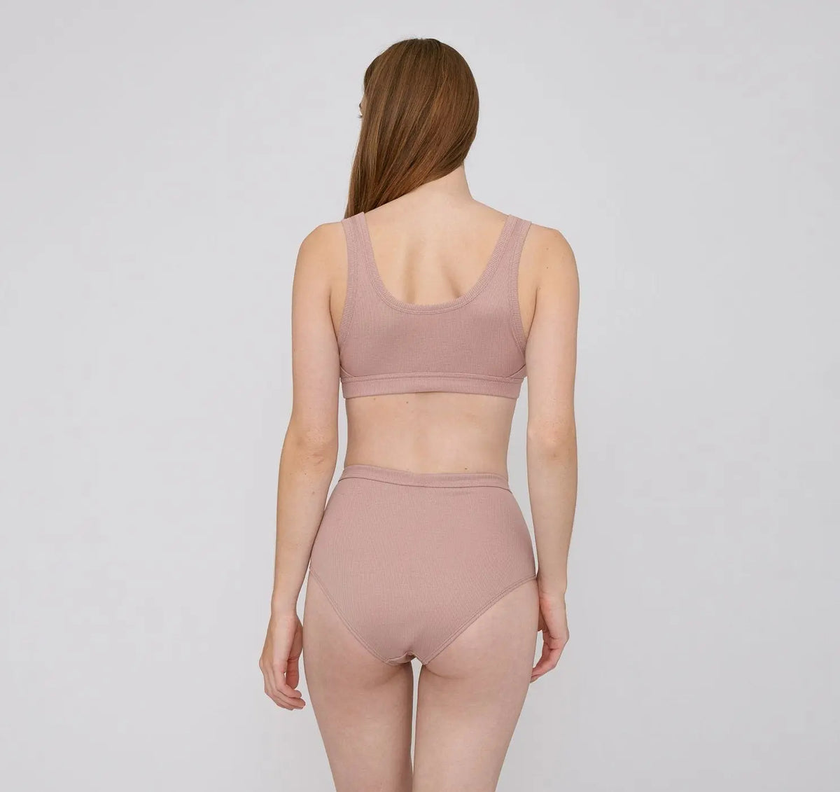 W's Organic Cotton Rib-Flex Super High-Rise Briefs 2-Pack Underwear Organic Basics