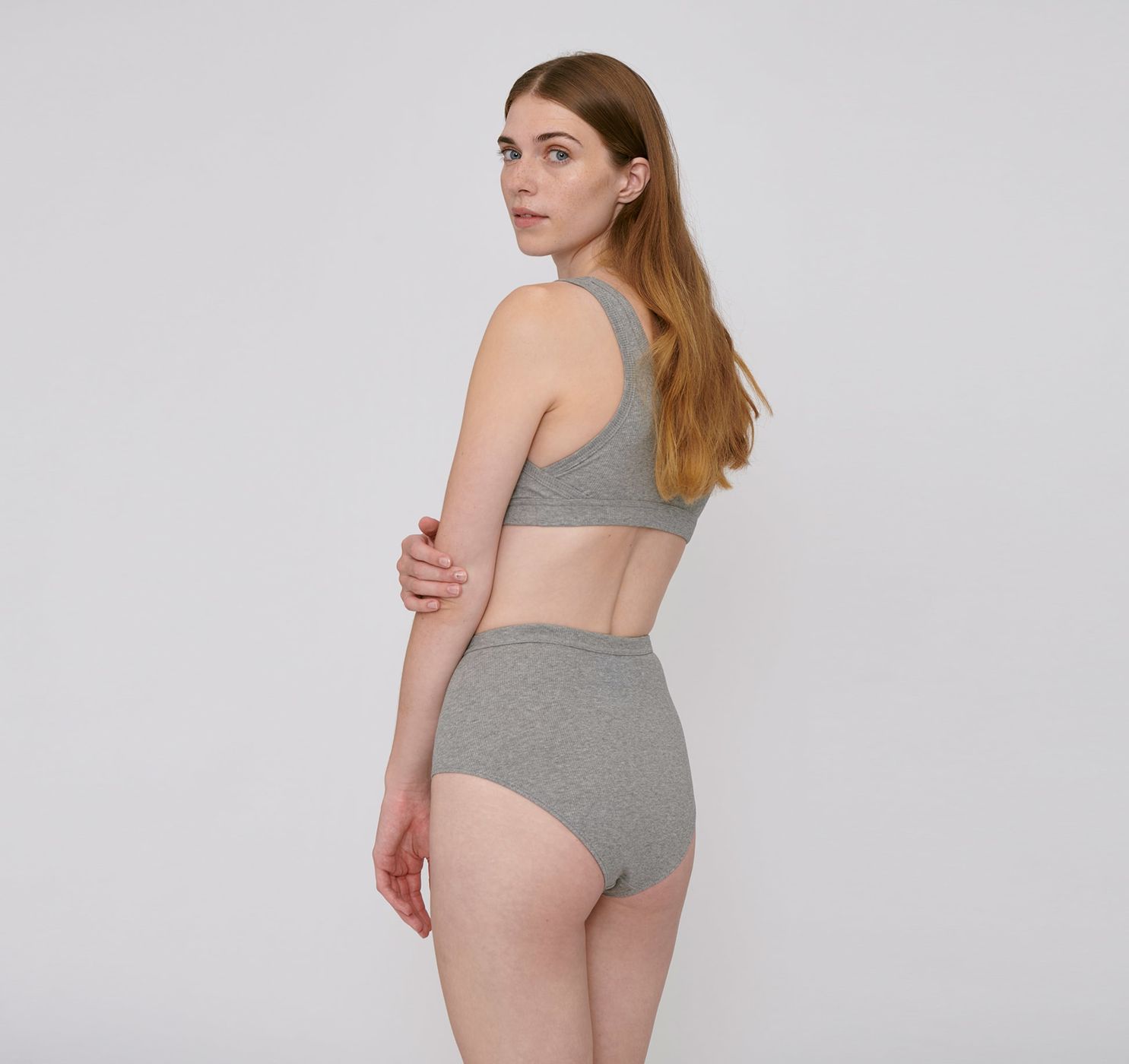 Organic Basics - W's Organic Cotton Rib-Flex Super High-Rise Briefs 2-Pack - Weekendbee - sustainable sportswear