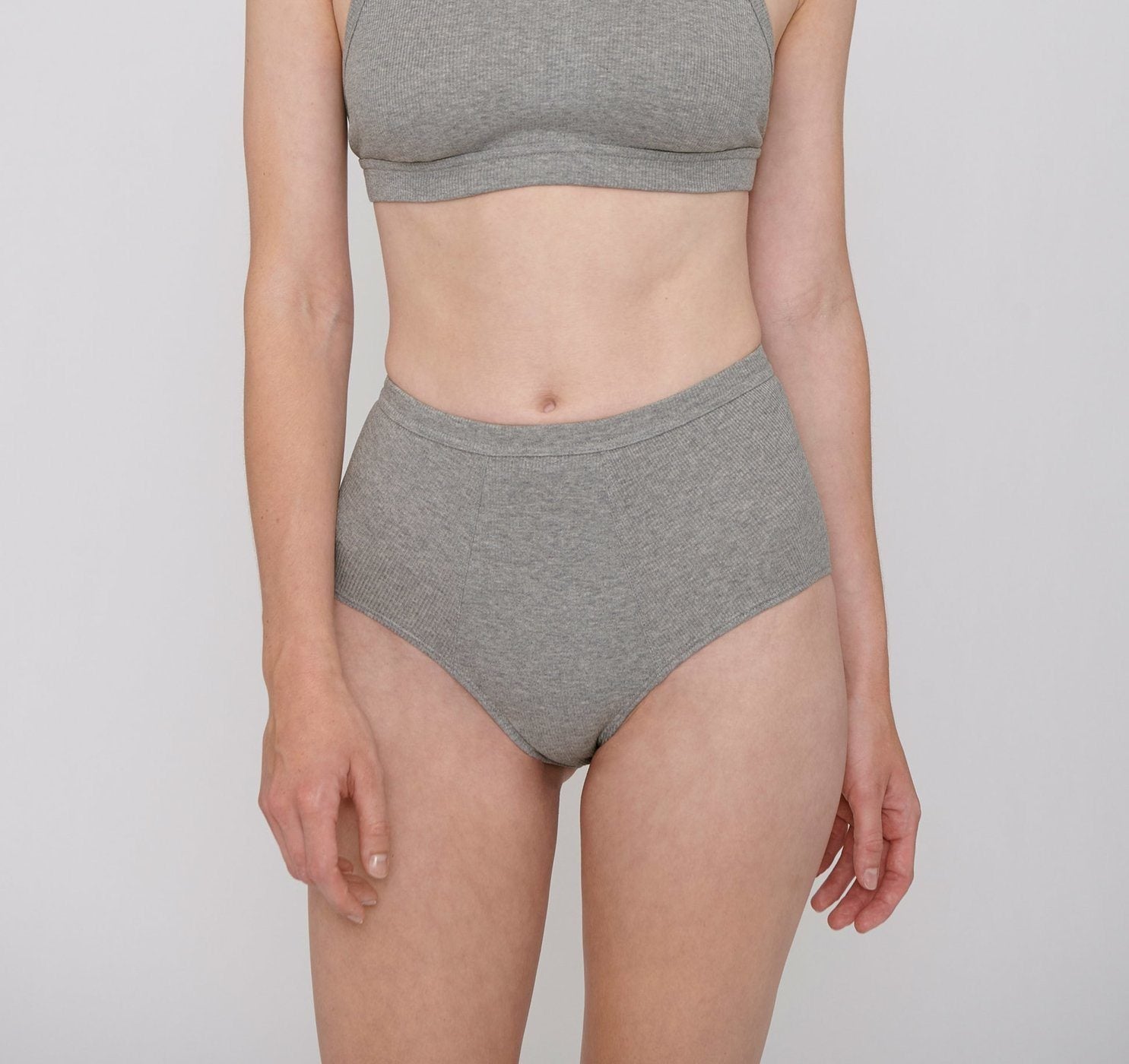 Organic Basics - W's Organic Cotton Rib-Flex Super High-Rise Briefs 2-Pack - Weekendbee - sustainable sportswear