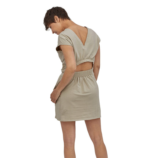 Patagonia W's Organic Cotton Roaming Dress Pumice XL Dress