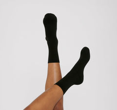Organic Basics W's Organic Cotton Socks 2-pack Black Socks