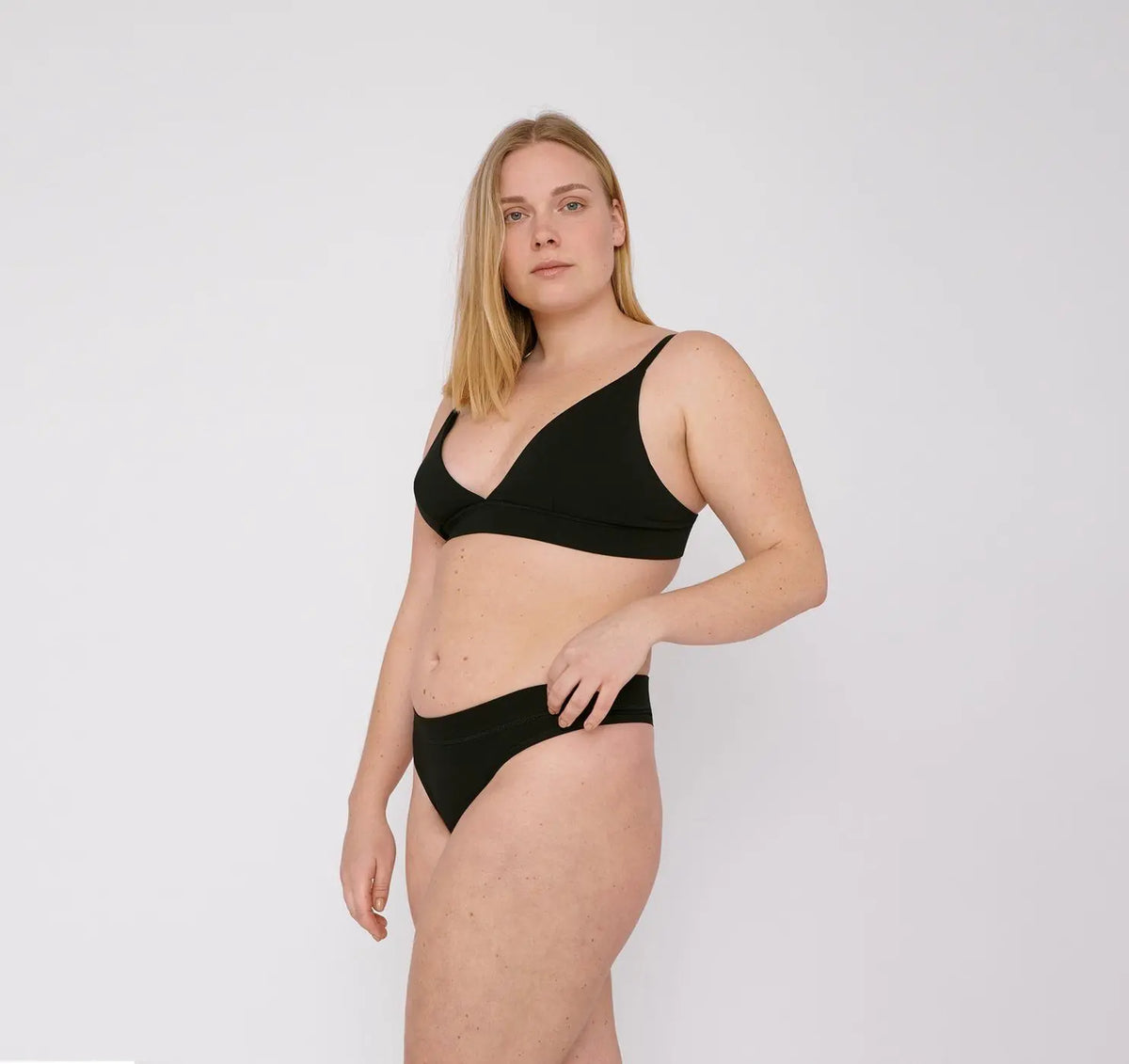 W's Organic Cotton Thong 2-pack Underwear Organic Basics