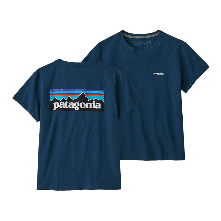W's P-6 Logo Responsibili-Tee - Recycled Cotton & Recycled Polyester Shirt Patagonia