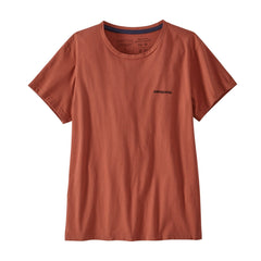 Patagonia W's P-6 Mission Organic T-Shirt - 100% Organic Cotton Burl Red Shirt