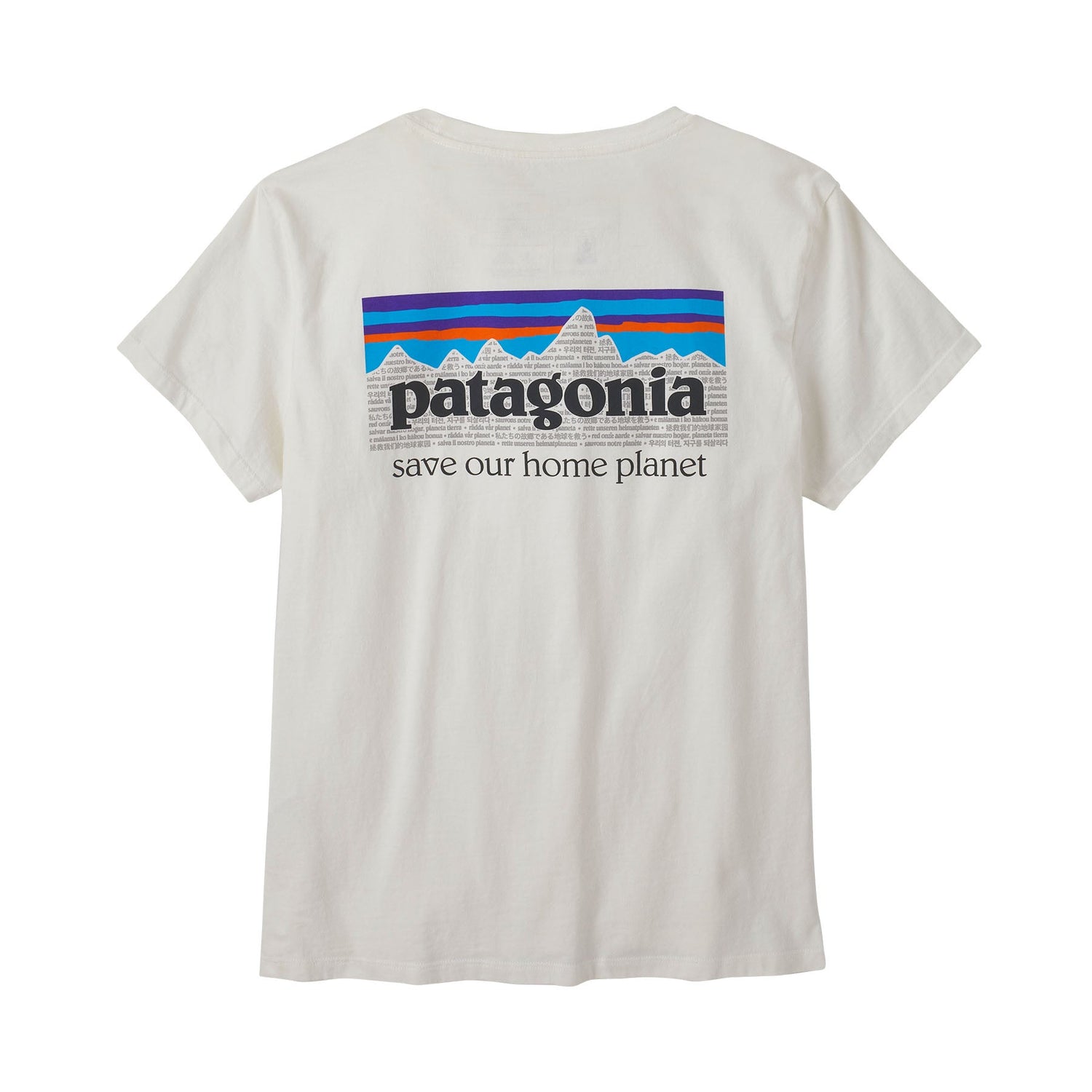 Patagonia W's P-6 Mission Organic T-Shirt - 100% Organic Cotton Birch White Shirt