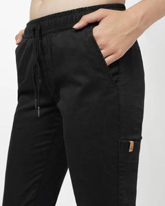 Tentree W's Pacific Jogger - Organic Cotton Black Pants