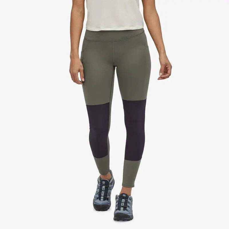W's Pack Out Hike Tights - Recycled Nylon Pants Patagonia Basin Green XS