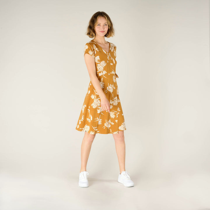 W's Padma Wrap Dress - Modal & Organic Cotton Dress Sherpa