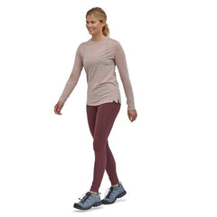 Patagonia W's Peak Mission Winter Running Tights - Recycled Polyester Dark Ruby Pants