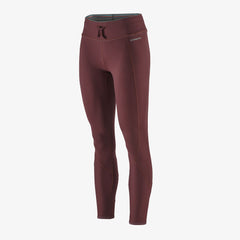 Patagonia W's Peak Mission Winter Running Tights - Recycled Polyester Dark Ruby Pants