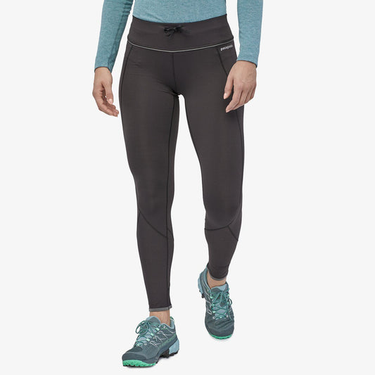 Patagonia W's Peak Mission Winter Running Tights - Recycled Polyester Black Pants