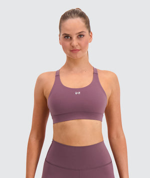 Gymnation W's Performance Boost Sports Bra - Bluesign®-certified production, Polyamide & Elastane Berry