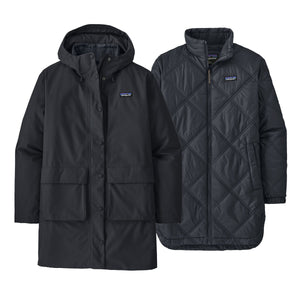 Patagonia W's Pine Bank 3-in-1 Parka - 100% Recycled Polyester Pitch Blue