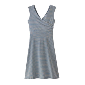 Patagonia W's Porch Song Dress - Organic Cotton High Tide: Light Plume Grey