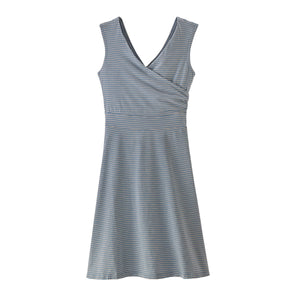 Patagonia W's Porch Song Dress - Organic Cotton High Tide: Light Plume Grey