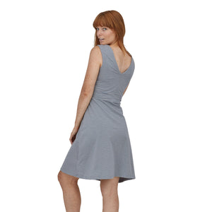 Patagonia W's Porch Song Dress - Organic Cotton High Tide: Light Plume Grey