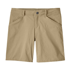 Patagonia W's Quandary Shorts - 7" - Recycled Nylon Husk Tan Pants