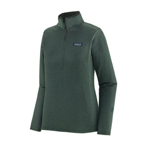 Patagonia W's R1 Daily Zip Neck - Recycled Polyester Nouveau Green - Northern Green X-Dye