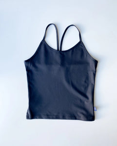 Népra W's Rana Crop Top - Oeko-tex 100 Standard Certified Polyamide Black Shirt