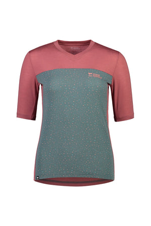 Mons Royale W's Redwood Enduro VT - Merino Wool Terracotta / Terrazzo