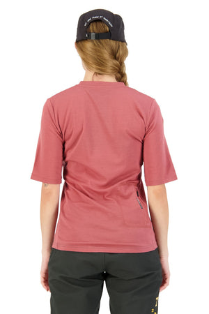 Mons Royale W's Redwood Enduro VT - Merino Wool Terracotta / Terrazzo