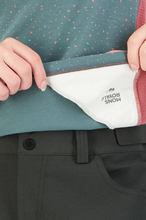 Mons Royale W's Redwood Enduro VT - Merino Wool Terracotta / Terrazzo