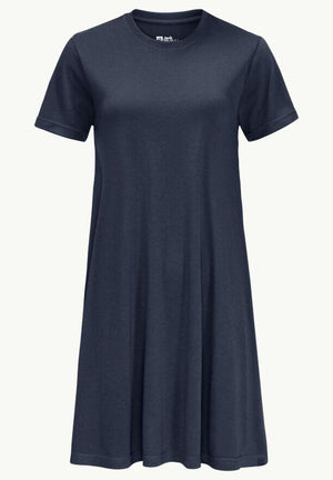 Jack Wolfskin W's Relief Dress - Recycled Polyester & Bamboo Night Blue