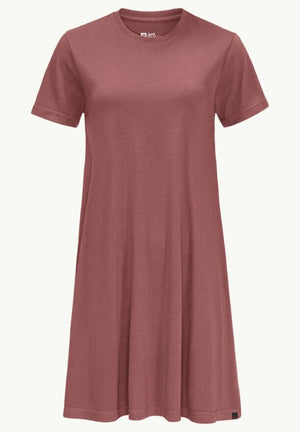 Jack Wolfskin W's Relief Dress - Recycled Polyester & Bamboo Apple Butter