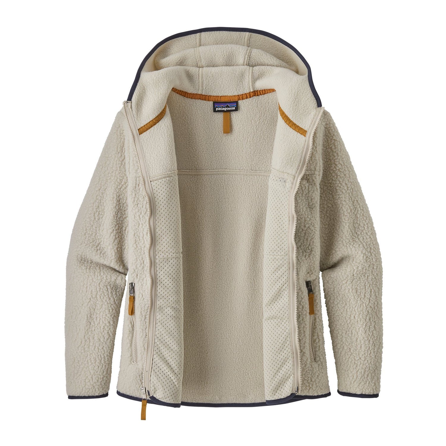 Patagonia W's Retro Pile Fleece Hoody - Recycled Polyester Pelican Jacket
