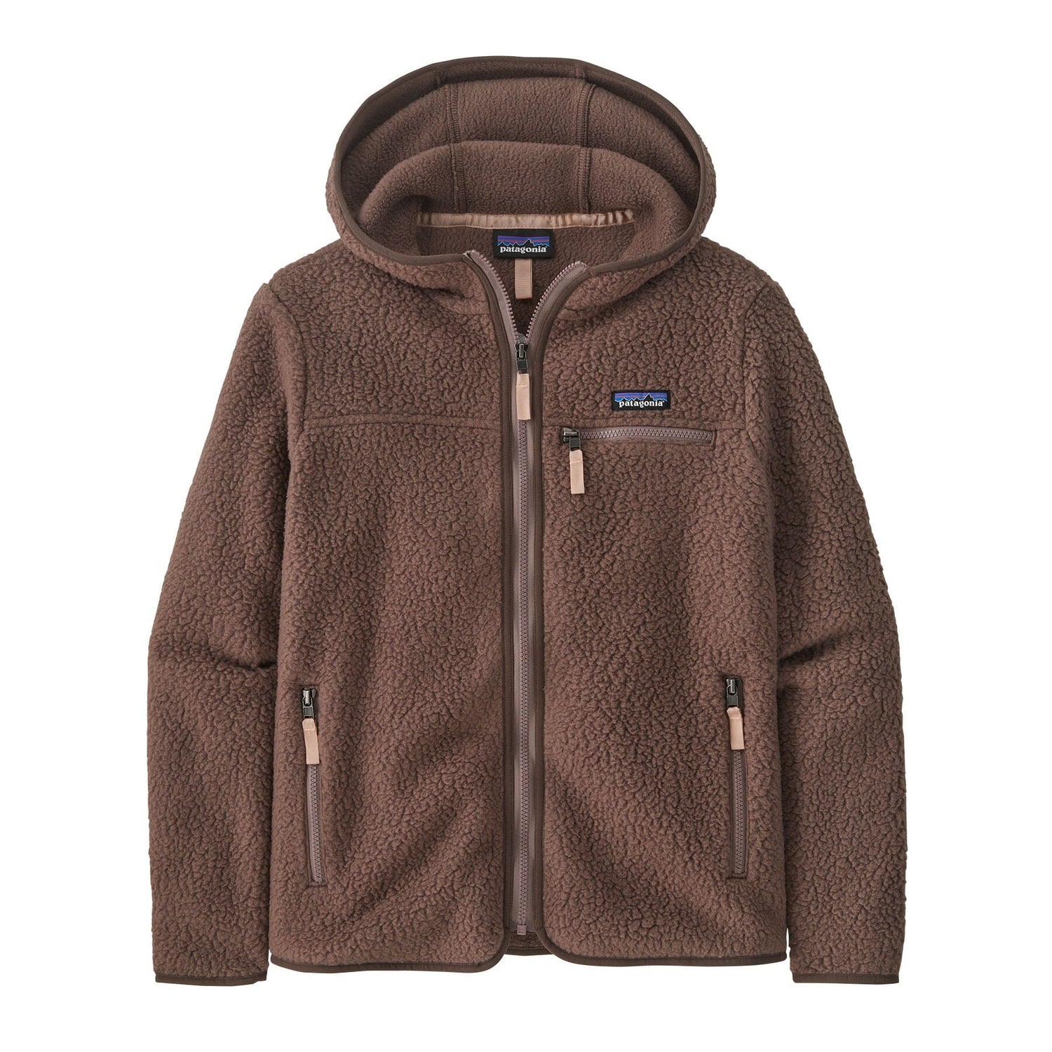 Patagonia W's Retro Pile Fleece Hoody - Recycled Polyester Dusky Brown Jacket