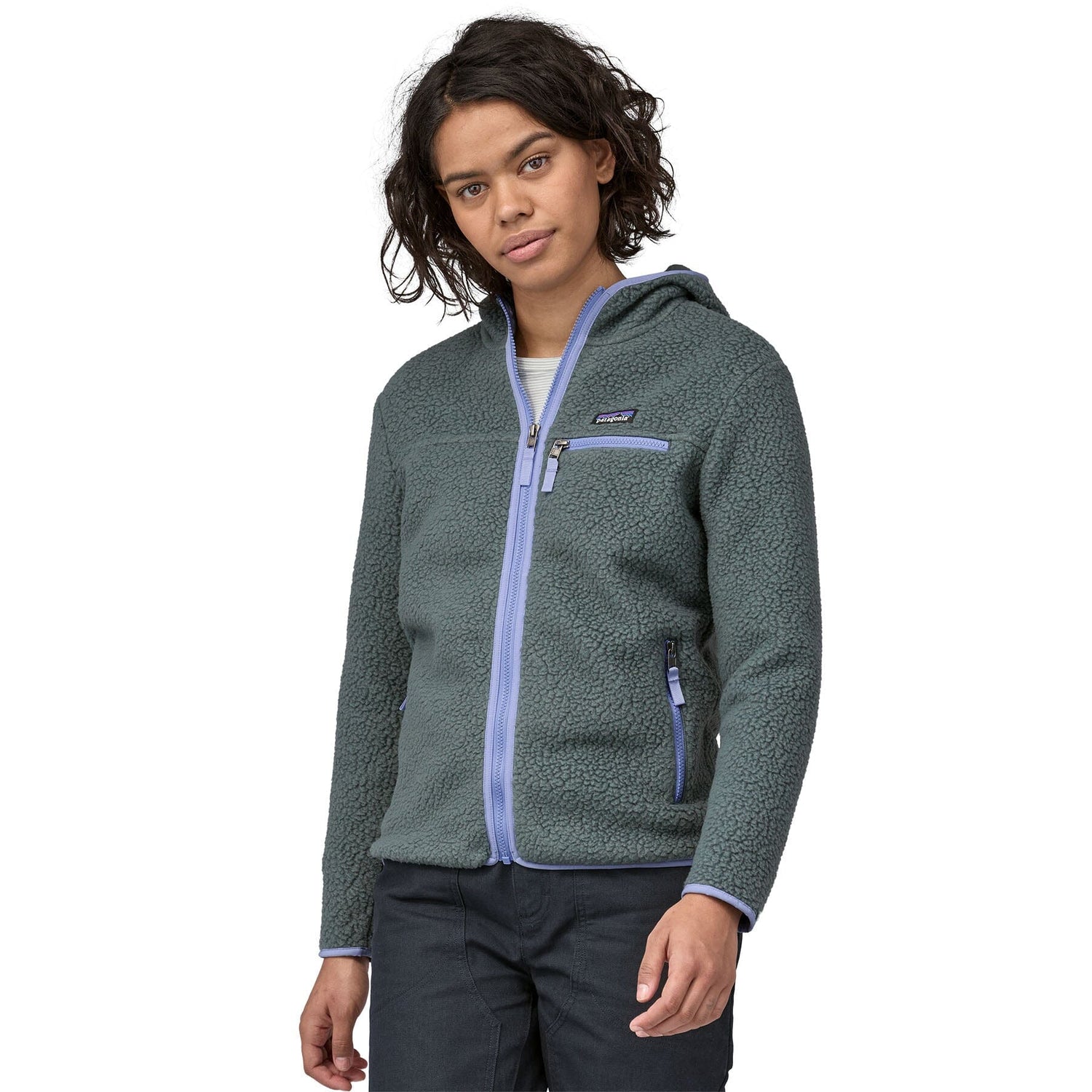Patagonia - W's Retro Pile Fleece Hoody - Recycled Polyester - Weekendbee - sustainable sportswear