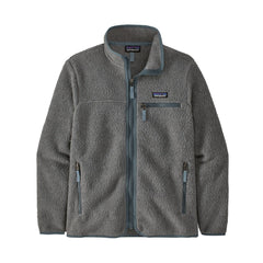 Patagonia W's Retro Pile Fleece Jacket - Recycled Polyester Salt Grey w Light Plume Grey Jacket
