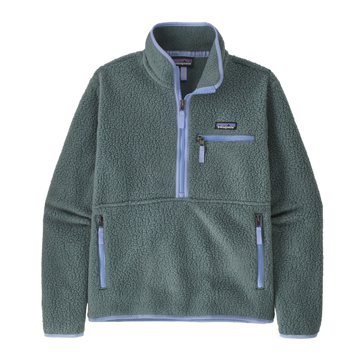 Patagonia W's Retro Pile Fleece Marsupial - Recycled Polyester Nouveau Green Shirt