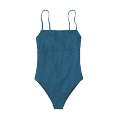 Patagonia W's Reversible Sunrise Slider Swimsuit - Recycled Polyester Wavy Blue Swimwear